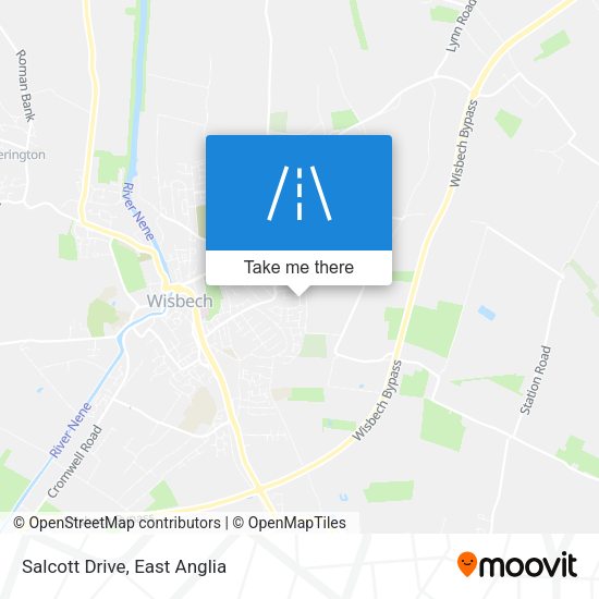 Salcott Drive map