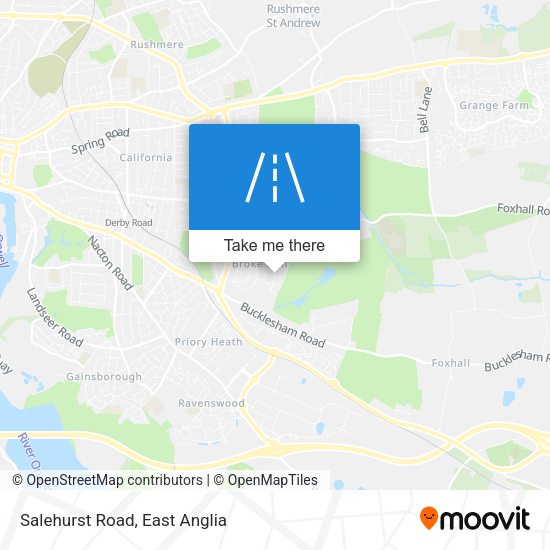 Salehurst Road map