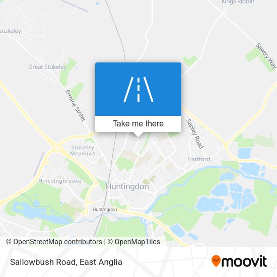 Sallowbush Road map
