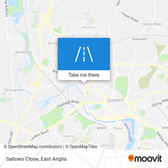 Sallows Close map