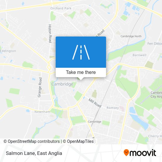 Salmon Lane map