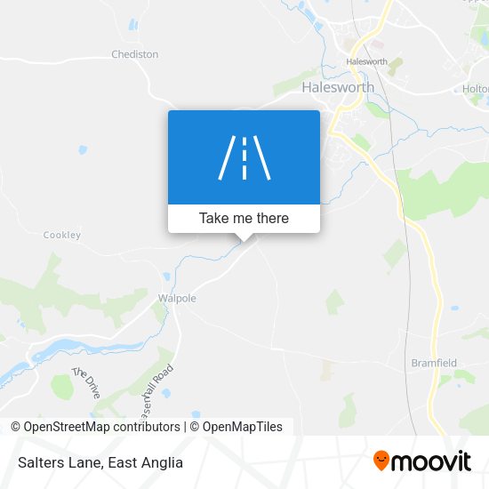 Salters Lane map