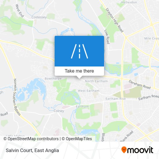 Salvin Court map