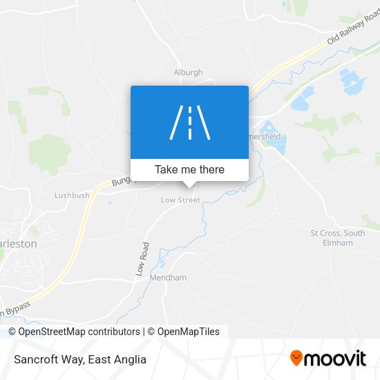 Sancroft Way map