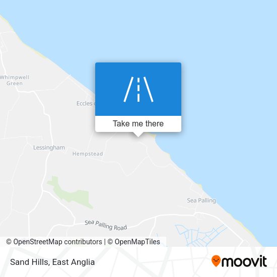 Sand Hills map