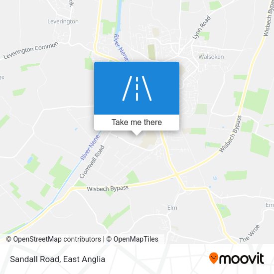 Sandall Road map