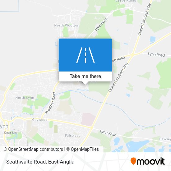 Seathwaite Road map