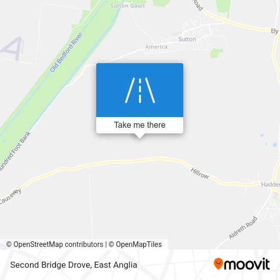 Second Bridge Drove map