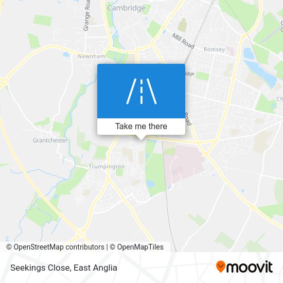 Seekings Close map