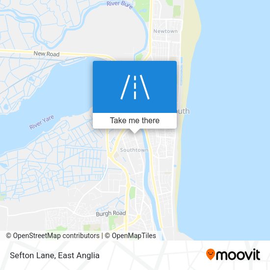 Sefton Lane map