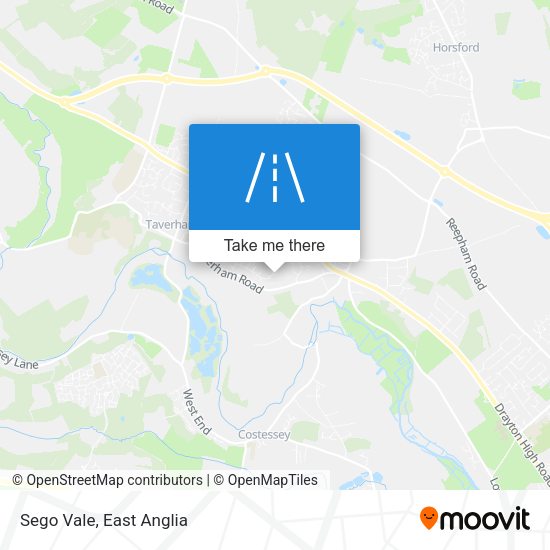 Sego Vale map
