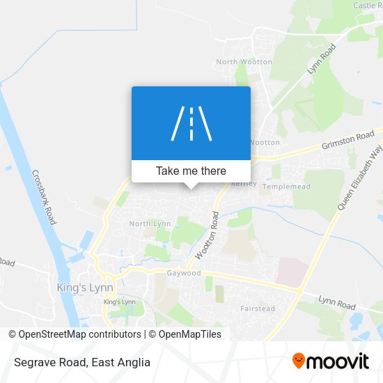 Segrave Road map