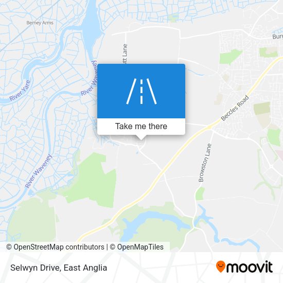 Selwyn Drive map