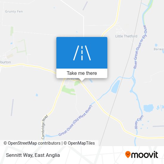 Sennitt Way map