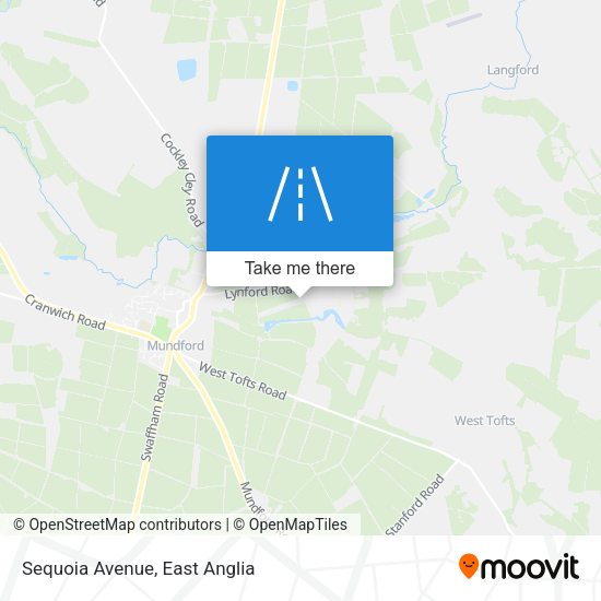 Sequoia Avenue map
