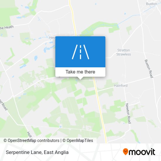 Serpentine Lane map
