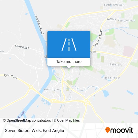 Seven Sisters Walk map
