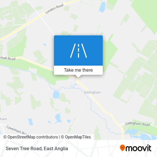 Seven Tree Road map