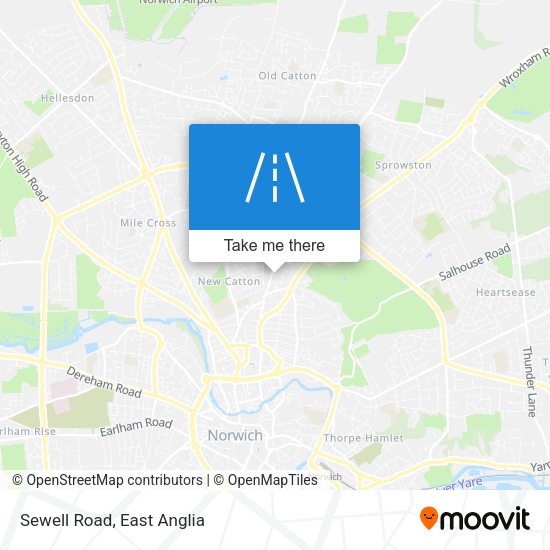 Sewell Road map