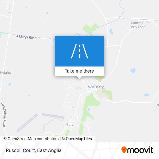 Russell Court map