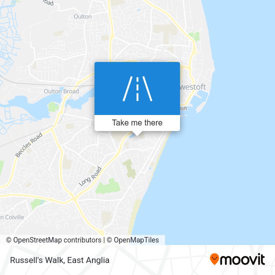 Russell's Walk map