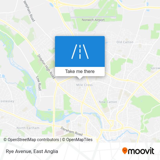 Rye Avenue map