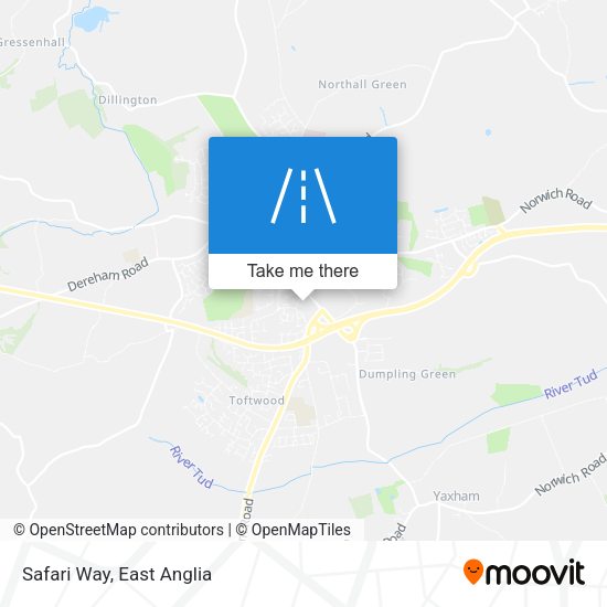 Safari Way map
