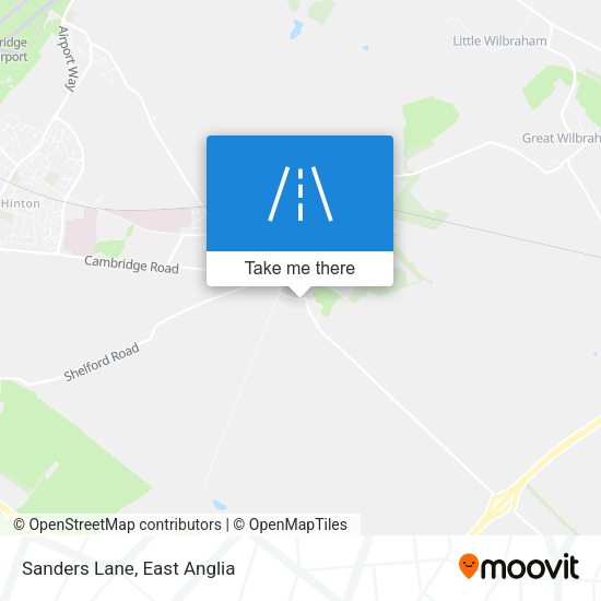 Sanders Lane map