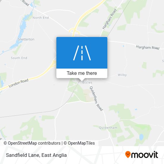 Sandfield Lane map