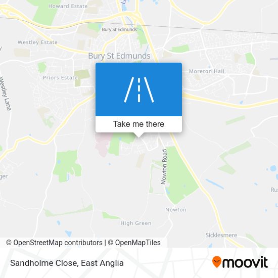 Sandholme Close map