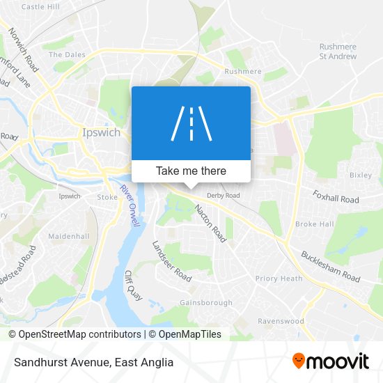 Sandhurst Avenue map
