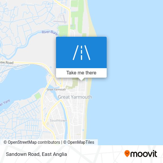 Sandown Road map