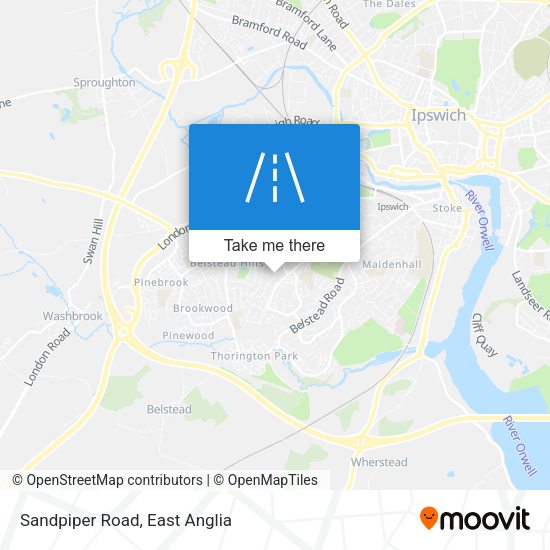 Sandpiper Road map