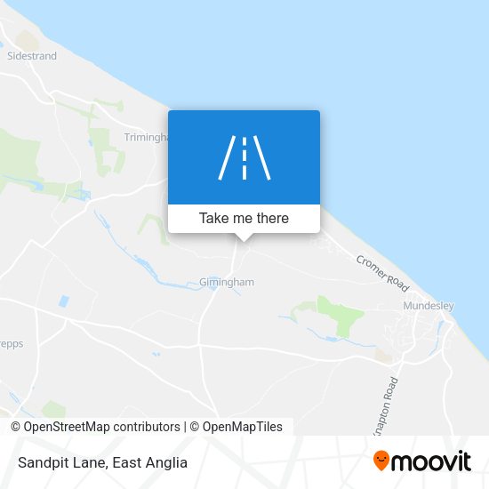 Sandpit Lane map