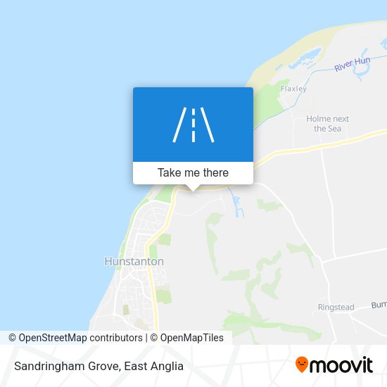 Sandringham Grove map