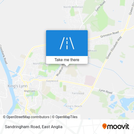 Sandringham Road map
