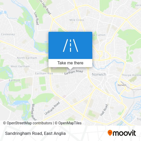 Sandringham Road map