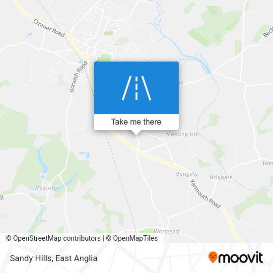 Sandy Hills map