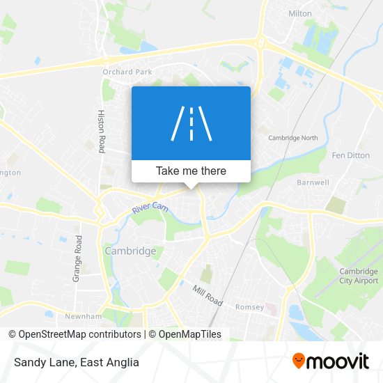 Sandy Lane map