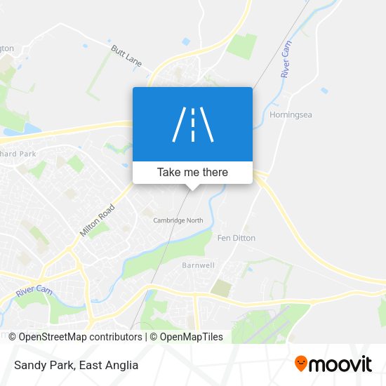 Sandy Park map
