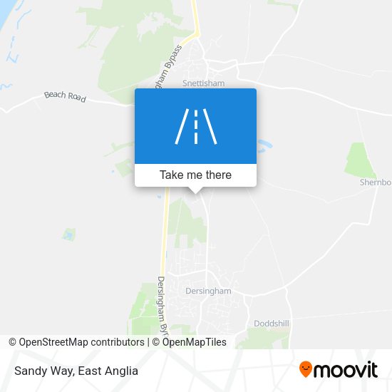Sandy Way map