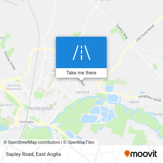 Sapley Road map