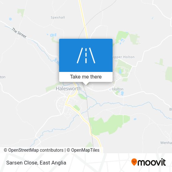 Sarsen Close map