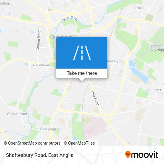 Shaftesbury Road map