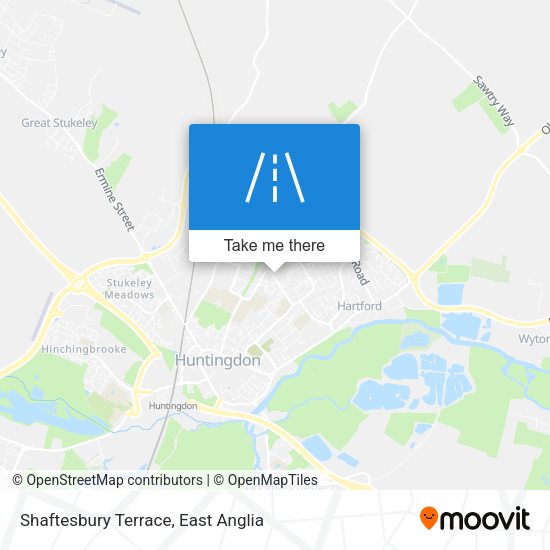 Shaftesbury Terrace map
