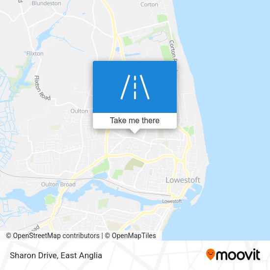 Sharon Drive map