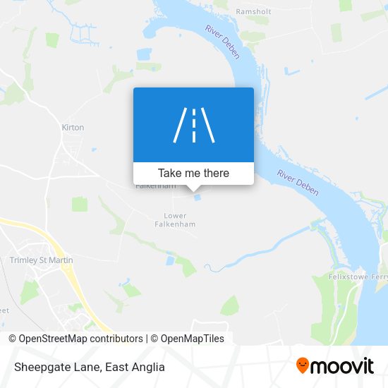 Sheepgate Lane map