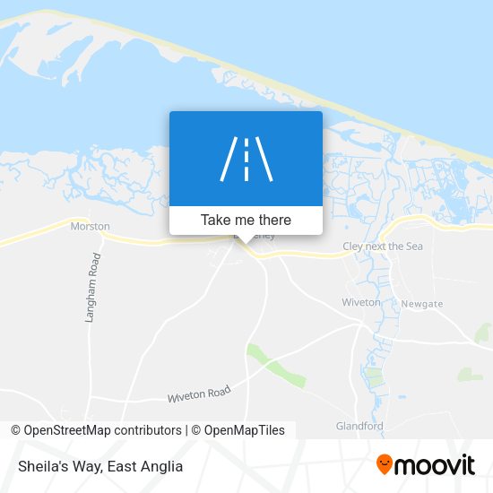 Sheila's Way map