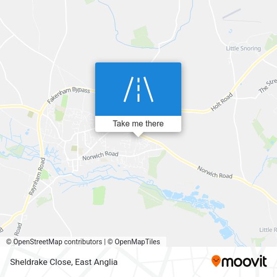 Sheldrake Close map