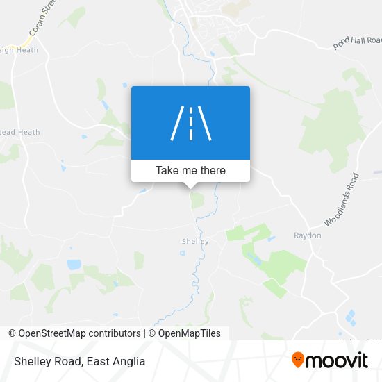 Shelley Road map